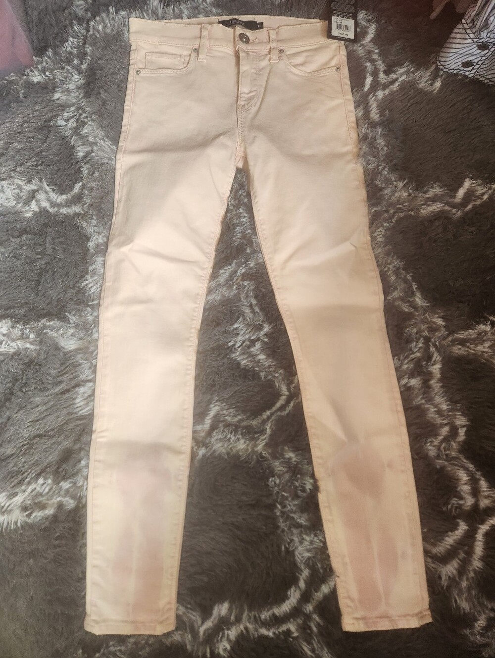 NWT Hudson Pink Nico Mid-Rise Super Skinny Jeans Sz 26